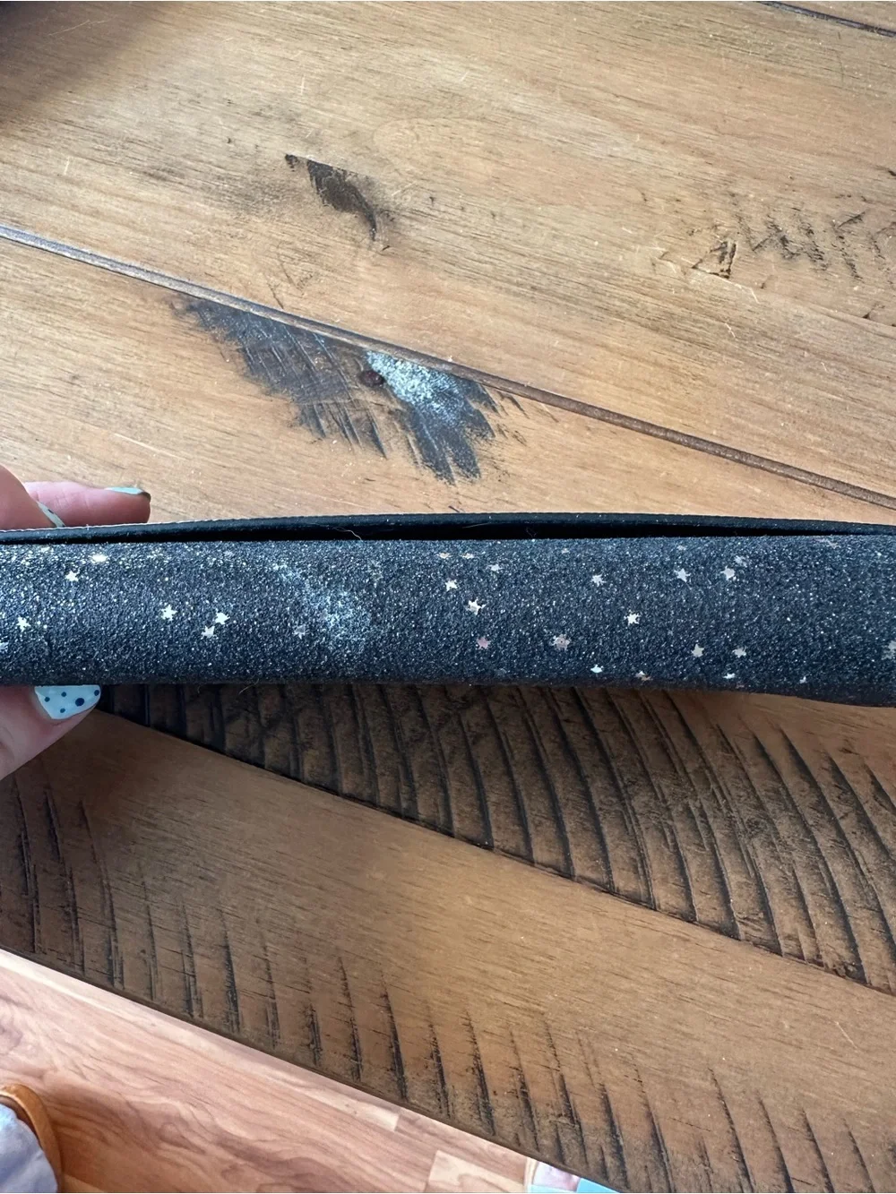 Coach Black Glitter Star Continental Wallet - Picture 5 of 6